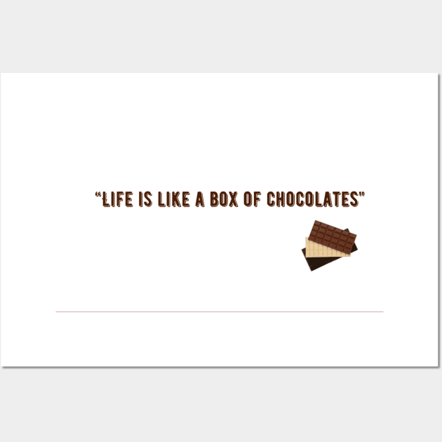 “Life is like a box of chocolates” Wall Art by KOTYA